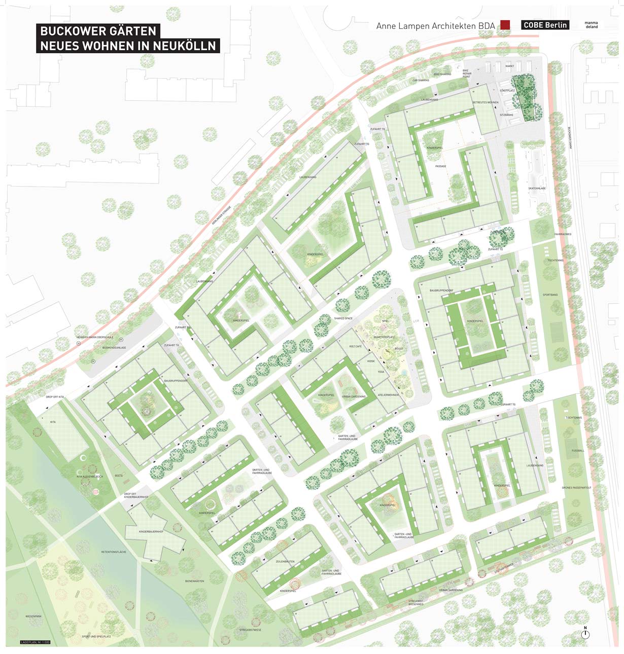Werkstattverfahren Buckower Gärten - Neues Wohnen in Neukölln
